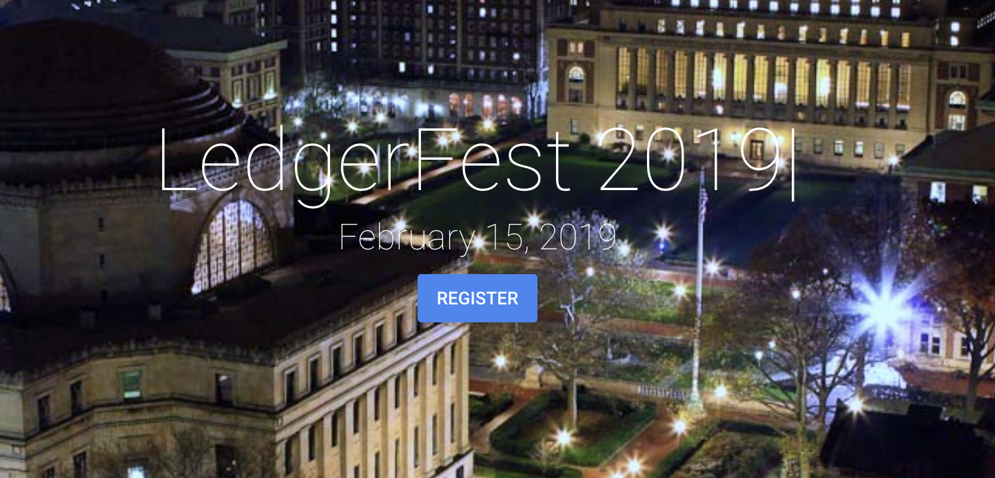 Exclusive for GCR Members: Complimentary Tickets to Columbia University’s Blockchain Conference LedgerFest