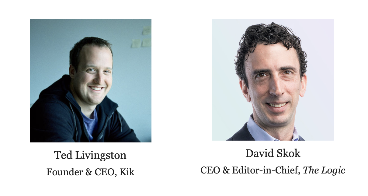Join The Logic’s Call with Kik CEO Ted Livingston In Partner with GCR