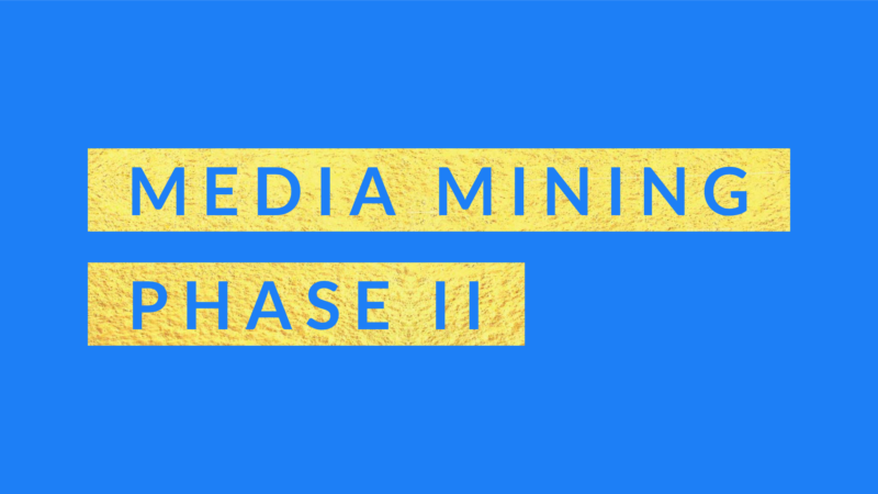 Media Mining Phase II and $GCR Hodl