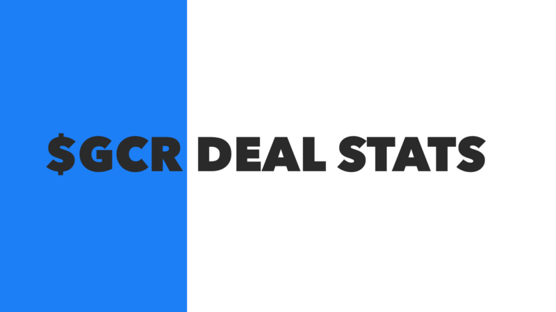 $GCR Community Deal Access: Some Stats