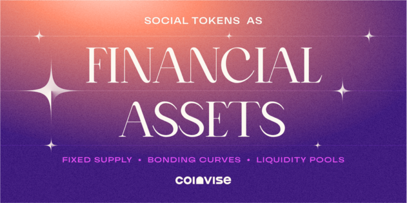 Social Token as Financial Assets